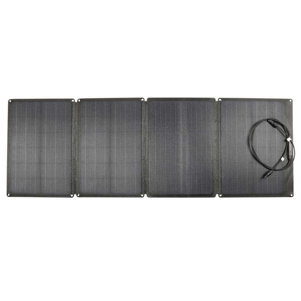 Image of ECOSOLAR 110W Portable Folding Solar Charging Panel Waterproof IP67 For Camping / Climbing / Hiking - Black