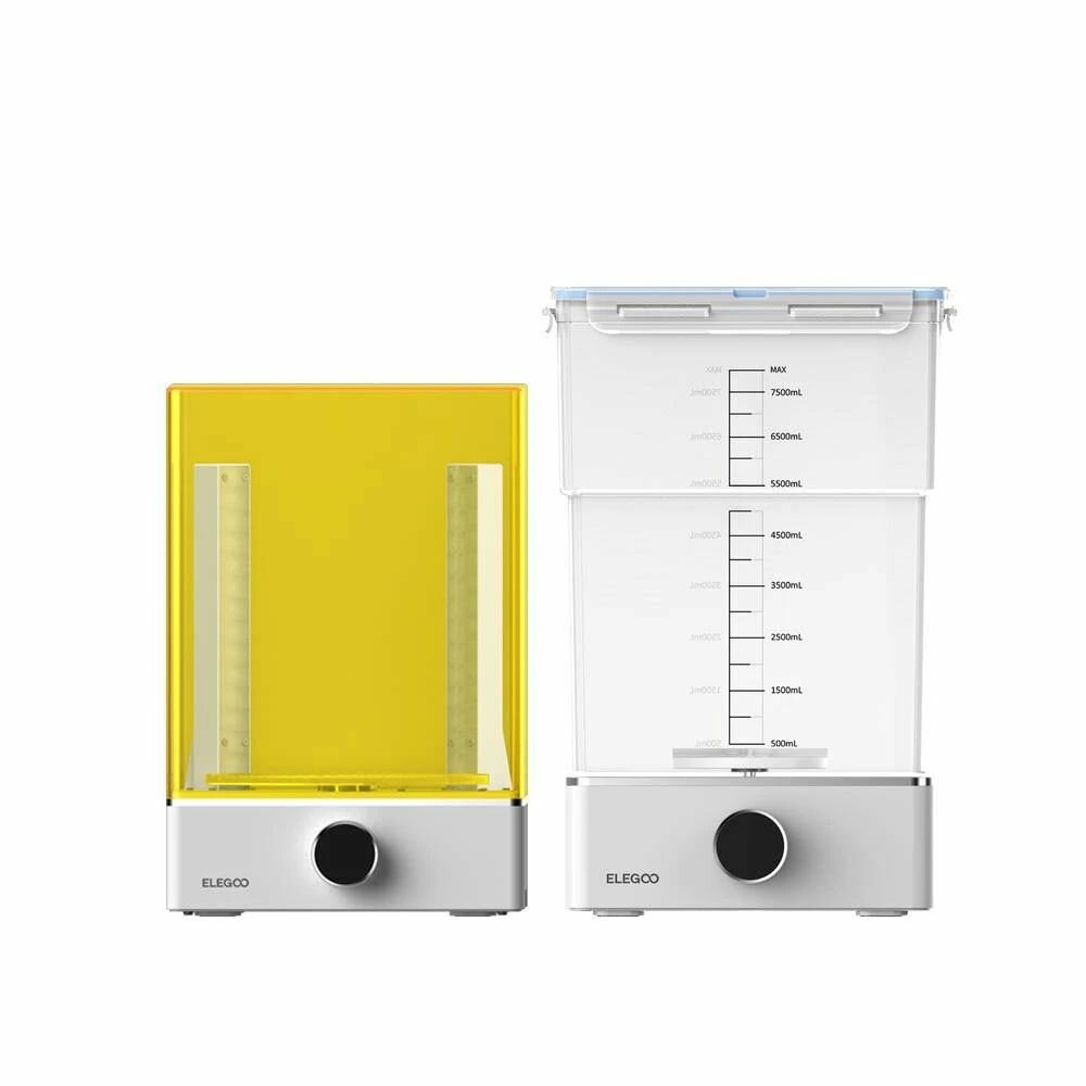 Image of ELEGOO® MercuryX Bundle Washing and Curing Machine with Transparent Yellow Shade/8000ML Large-capacity Design/360 ° Thre