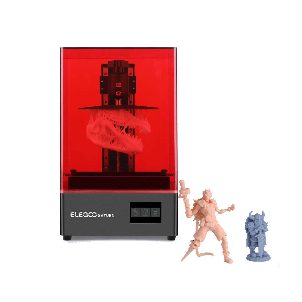 Image of ELEGOO® SATURN MSLA 4K 89" MONOCHROME LCD Resin 3D Printer UV Photocuring LCD Resin 3D Printer with 4K Monochrome LCD/M