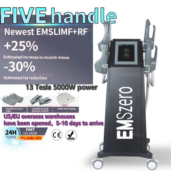 Image of EN 807397827 dls-emszero neo emszero rf nova beauty items 13 tesla 5000w hi-emt machine 4 rf handle pelvic stimulation pad optional