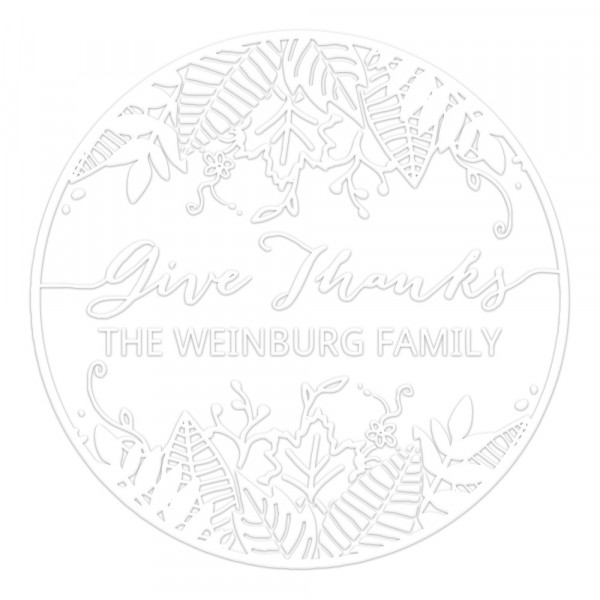 Image of EN MSEAL15L Time to Give Thanks Round Monogram Seal