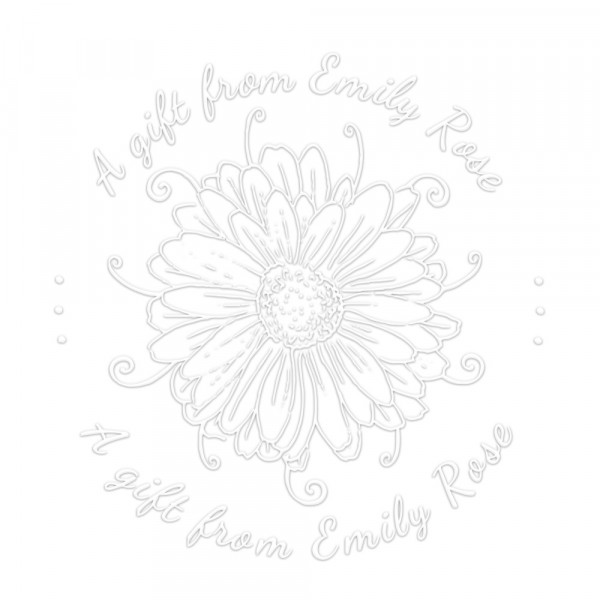 Image of EN MSEAL20L Flower in Bloom Round Monogram Seal