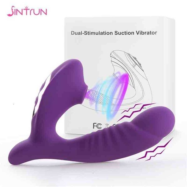 Image of ENH 812658540 toy massager silicone vagina sucking vibrators 10 speed vibrating oral clit sucker clitoris stimulator toys for woman masturbation
