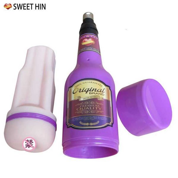 Image of ENH 815665122 toys massagetianxin cannon accessories d01 simulation backcourt beer bottle airplane cup male masturbator products
