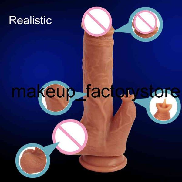 Image of ENH 827745216 toy massager massage telescopic dildo machine female masturbators vibrator for women sextoys big heating clitoris stimulator fidget toys mz1