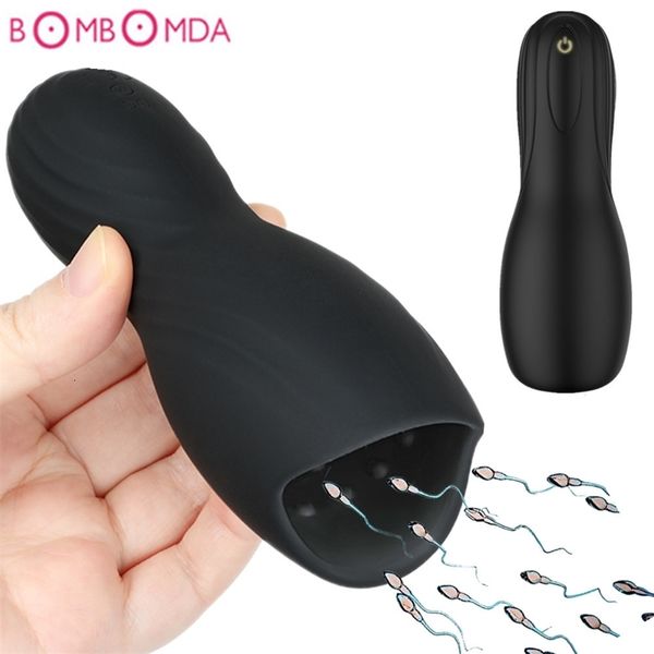 Image of ENH 829356321 toy toy massager men&#039s silicone penis exerciser oral cup aircraft glans training masturbator supplies male toys 4hef