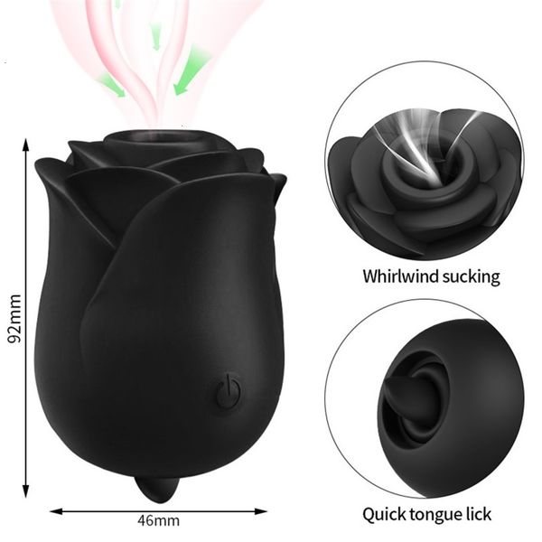 Image of ENH 829538730 toys masager penis cock massager toy rends spring rose egg hopping allows suction device tongue licking female masturbation to meet and enjo