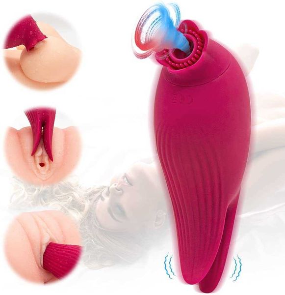 Image of ENH 830272212 toy massager 10 frequency sucking jump egg girl g-spot masturbation vaginal licker 10 vibrating breast stimulation vibrator products
