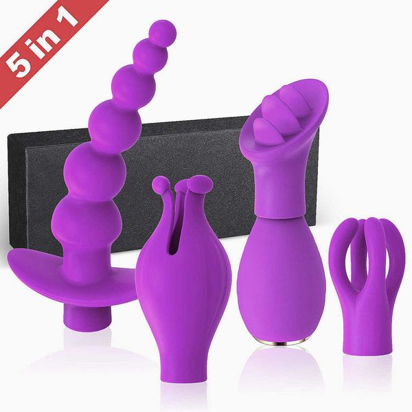 Image of ENH 830740678 toy massager girlfriends new 10 frequency g-point vibrator clitoris stimulation backyard fun products five piece set