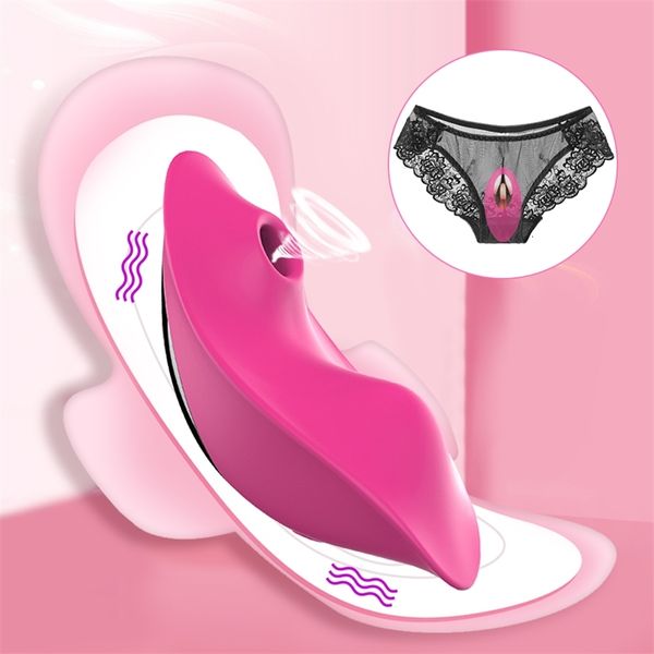 Image of ENH 831521707 toys masager toy toys massager bluetooth butterfly wearable sucking vibrator for women wireless app remote control vibrating panties gsyc