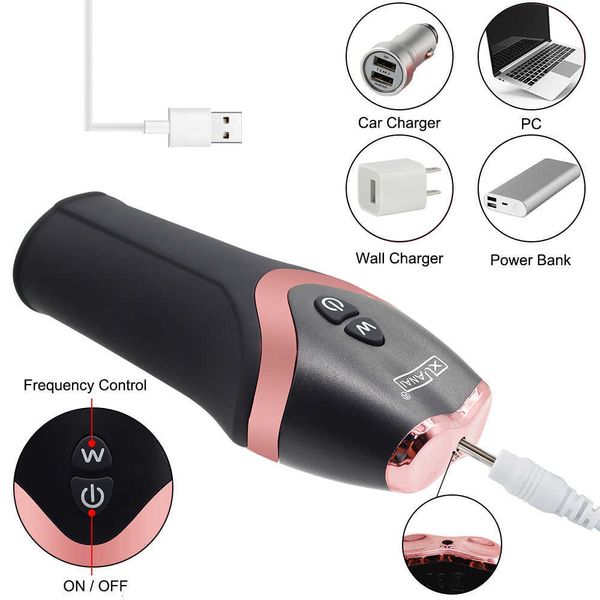 Image of ENH 831522114 full body massager toys masager vibrator penis pump 12 speed male masturbator delay trainer automatic glans stimulate exercise oral toys for
