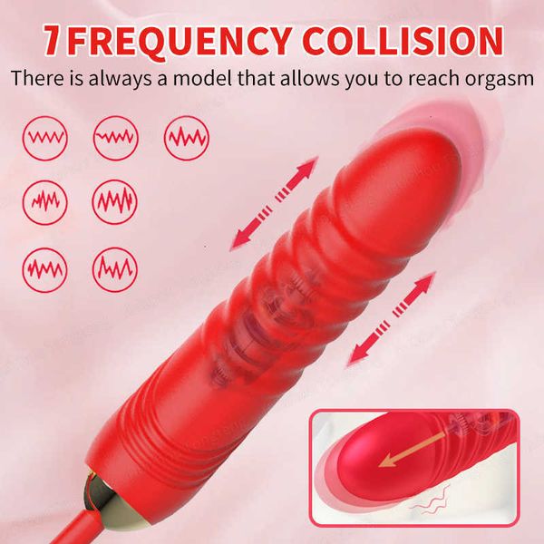 Image of ENH 831763956 toys masager toy electric massagers rose toy dildo thrusting vibrator for women egg clitoris sucker stimulator tongue licking adults 9pch