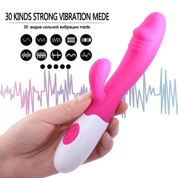 Image of ENH 833444741 toy toy massager g spot dildo rabbit vibrator dual vibrations waterproof female vagina clitoris for women s kxtc 3365