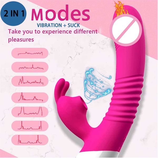 Image of ENH 833647579 toys masager vibrator for women g spot vaginal stimulator with sucking vibrating heating realistic dildo toys vjdu