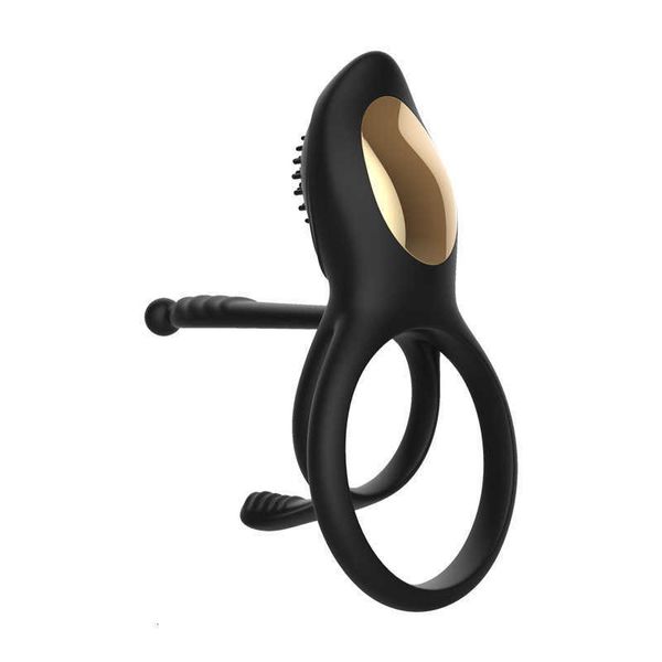 Image of ENH 834863445 toys penis ring selling vibrating for men&#039s durable silicone double sperm locking