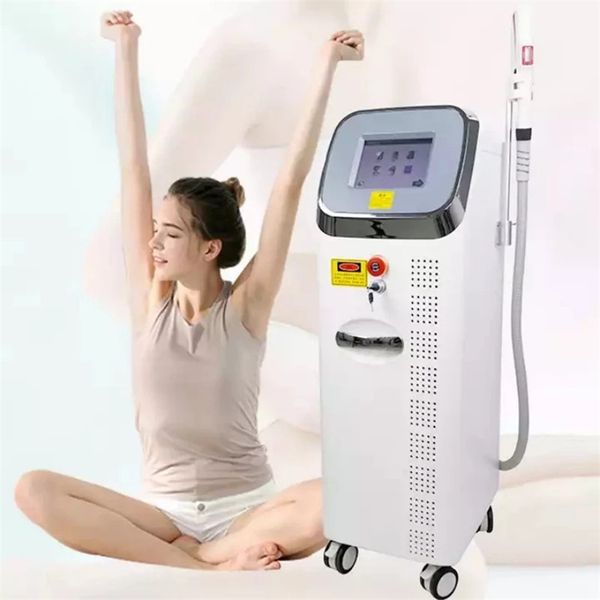 Image of ENH 843573711 laser machine epilator 2023 ice cooling machine 755nm 808nm 1064nm diode laser hair removal salon devices ce approved for tanned skin painle