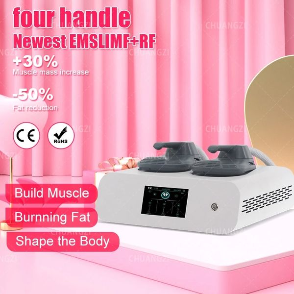Image of ENH 845665837 rf equipment portable ems dls-emslim fitness emszero muscle fitness body shaping muscle stimulator fat remove