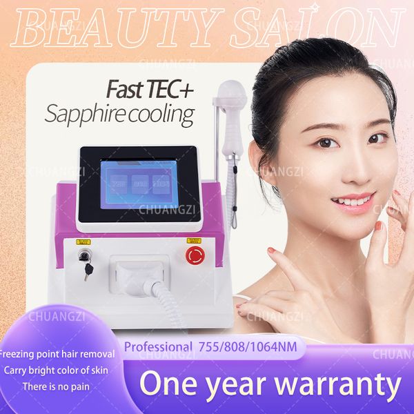 Image of ENH 854886531 2023 new 808nm hair removal machine hair-remove ice platinum 3 wavelength 808 diode laser 808 remov machin remover for home use