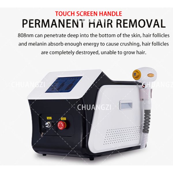 Image of ENH 855094685 ce laser beauty equipment laser hair removal machine 755 808 1064nm diode laser permanent hair remover