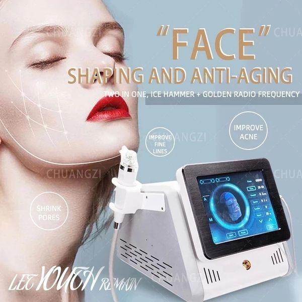 Image of ENH 856000397 rf equipment 2-in-1 with cold hammer rf microneedle machine acne scar rf microneedle rf elastic removal firming salon