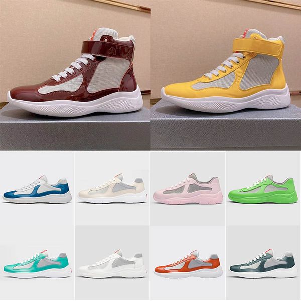 Image of ENS 708727777 2023s/s casual runner sports shoes && america cup low sneakers shoes men rubber sole fabric patent leather men&#039s wholesale discount tra