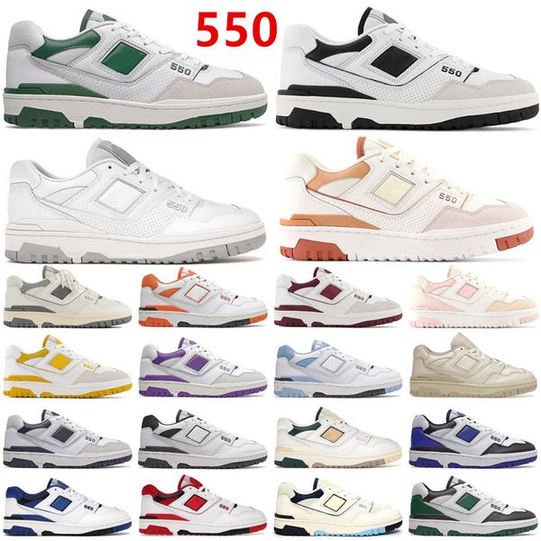 Image of ENS 859503680 new 550 550s casual shoes cream navy blue white green shadow sea salt varsity gold unc syracuse men women n550 b550 bb550 outdoor sports tra