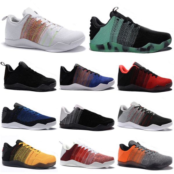 Image of ENSP 458423818 men outdoor shoes black mamba xi 11 elite low 4kb all start sneaker store size 7-12