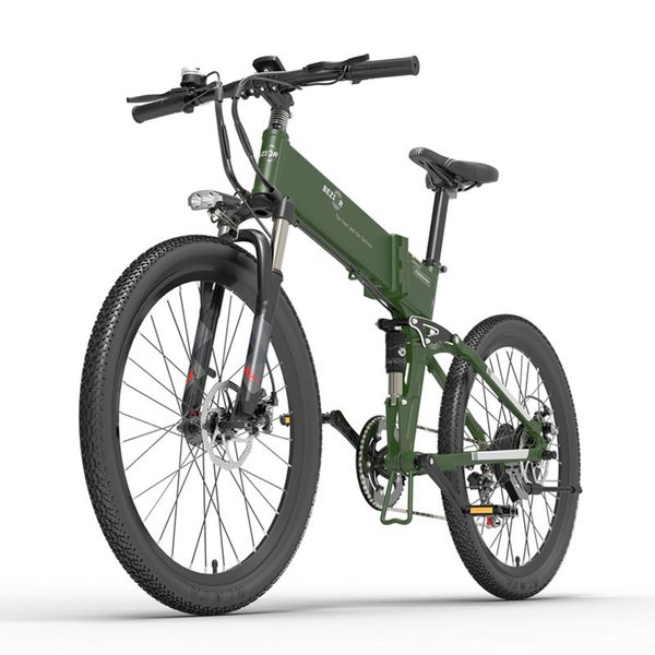 Image of ENSP 675917350 bezior x500pro electric folding bicycle 2 wheels ebike long distance 100km 500w 48v powerful electrics bike adults