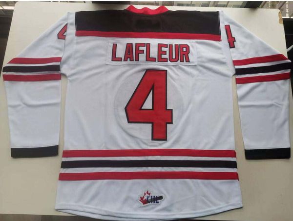 Image of ENSP 879406280 college hockey wears physical ps qmjhl quebec remparts 4 guy lafleur men youth women vintage high school size s-5xl or any name and number j