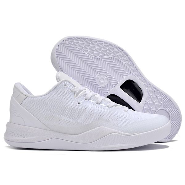 Image of ENSP 890358065 2023 mamba 8 system triple white white court purple men basketball shoes 8s viii what the ftb blue glow easter christmas sneakers sport shoe
