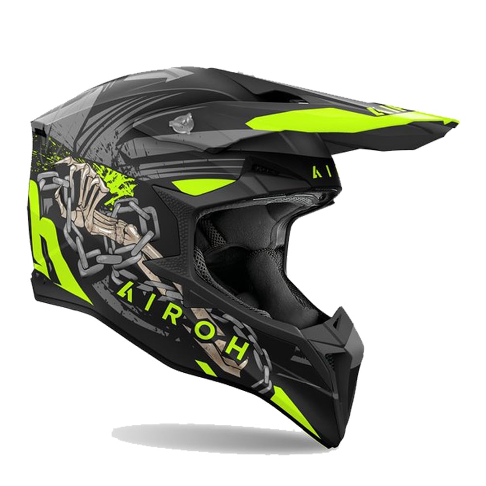 Image of EU Airoh Wraaap Darkness Casque Cross Taille M