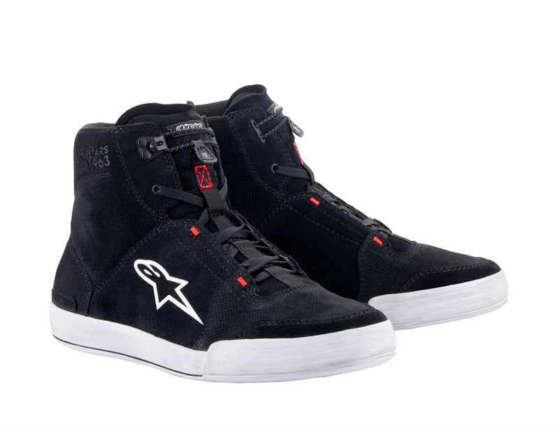 Image of EU Alpinestars Chrome Noir Cool Gris Rouge Fluo Chaussures Taille US 11