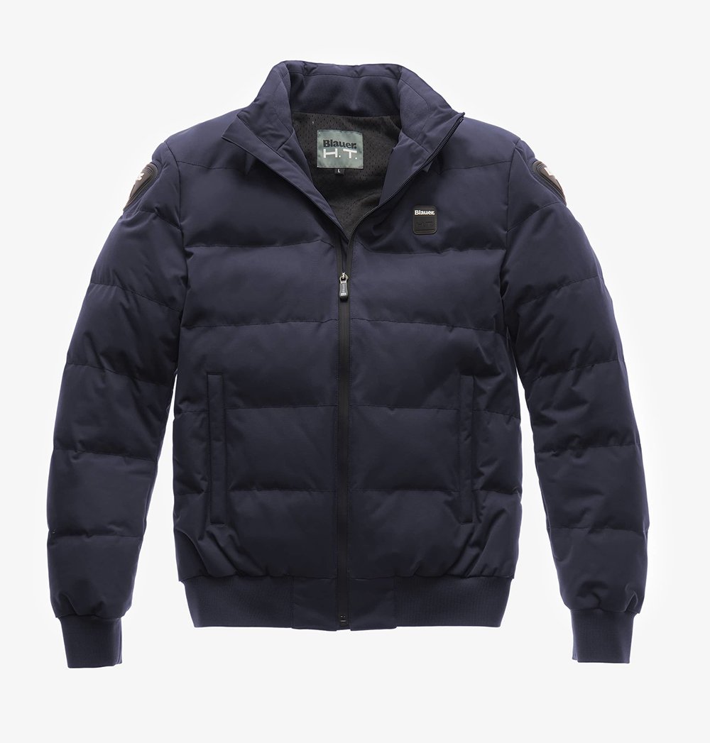 Image of EU Blauer College Solid Bleu Blouson Taille 2XL