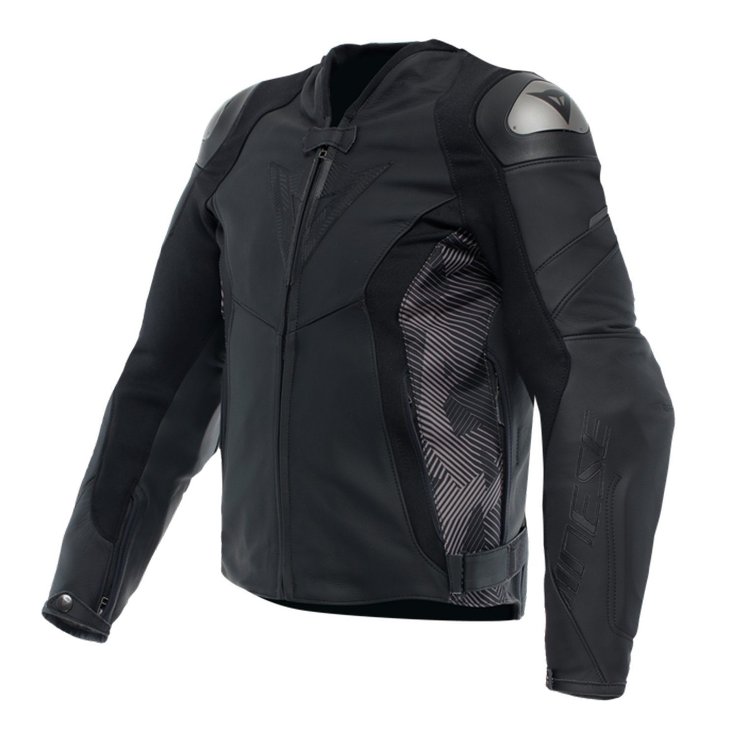 Image of EU Dainese Avro 5 Leather Noir Anthracite Blouson Taille 46