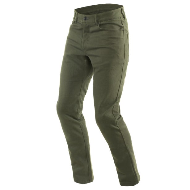 Image of EU Dainese Classic Slim Tex Olive Pantalon Taille 39