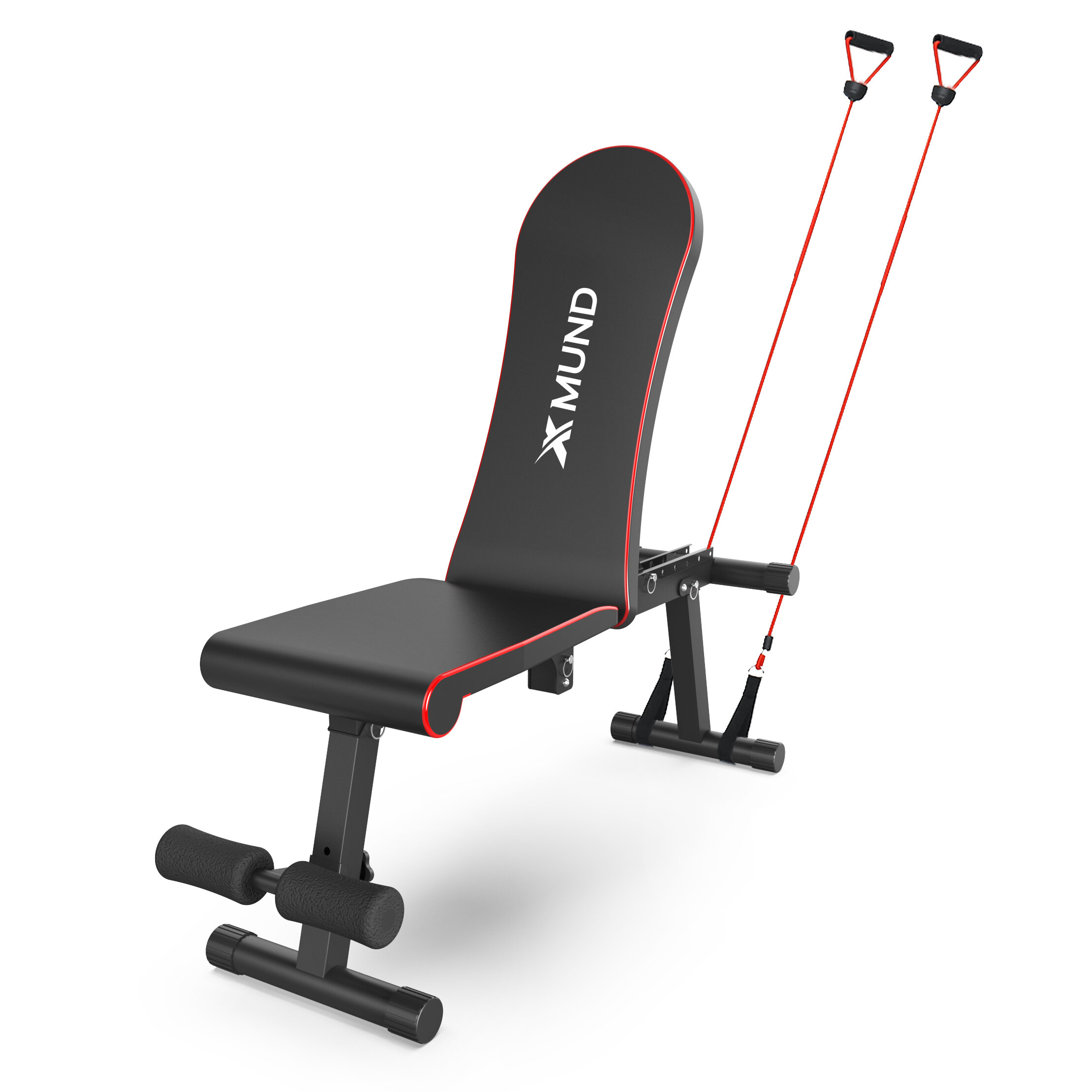 Image of [EU Direct] XMUND XD-WB1 Weight Benches Adjustable Folding Incline Strength Training Bench 300KG For Full Body Workout