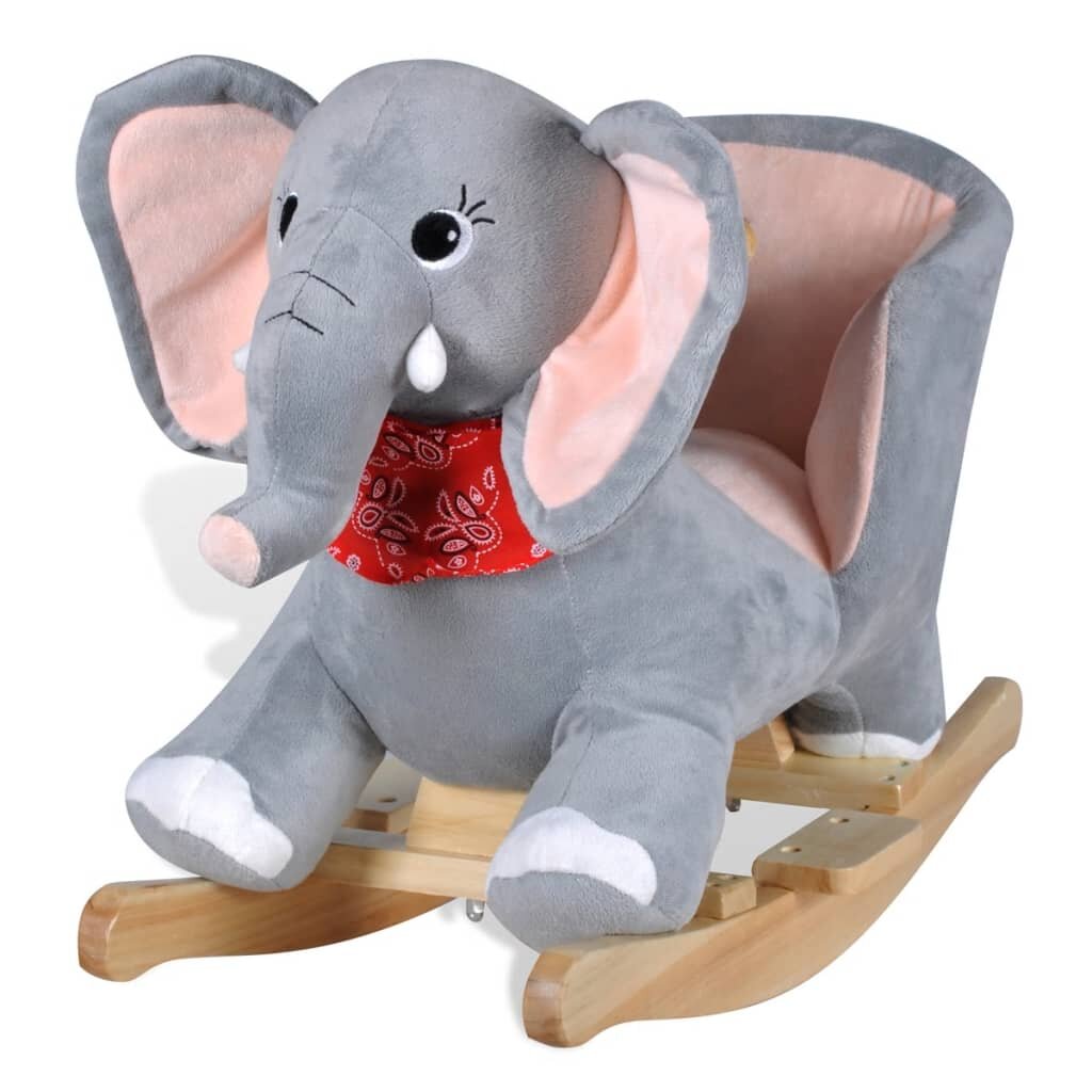 Image of [EU Direct] vidaXL 80072 Rocking Animal Elephant Kid Toy Bady Playing Car Swings