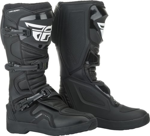 Image of EU FLY Racing Maverik Noir Bottes Taille US 9