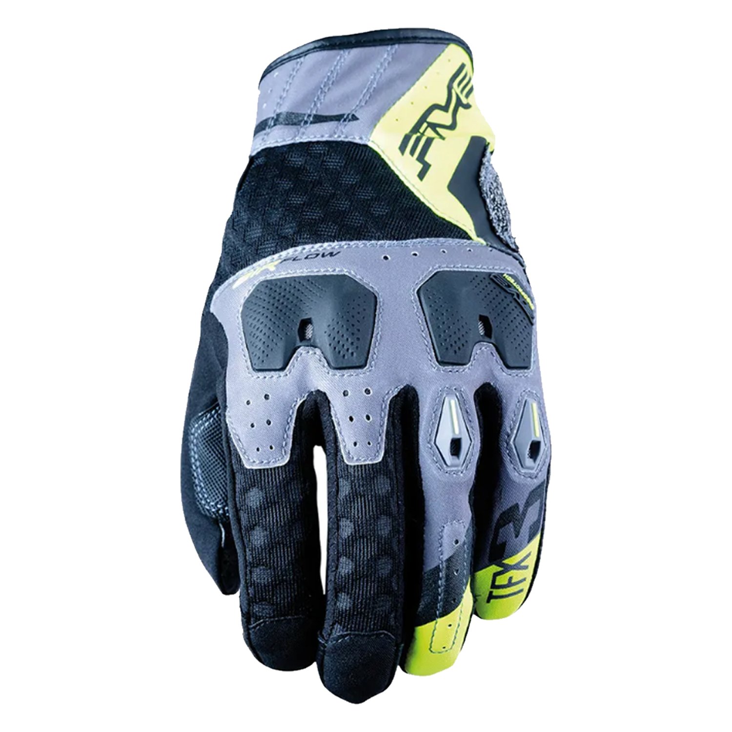 Image of EU Five TFX3 Airflow Fluorescent Jaune Gants Taille L