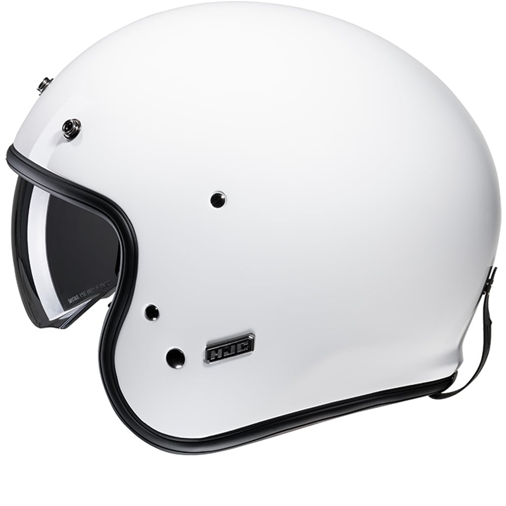 Image of EU HJC V31 Blanc White Open Face Helmet Taille S