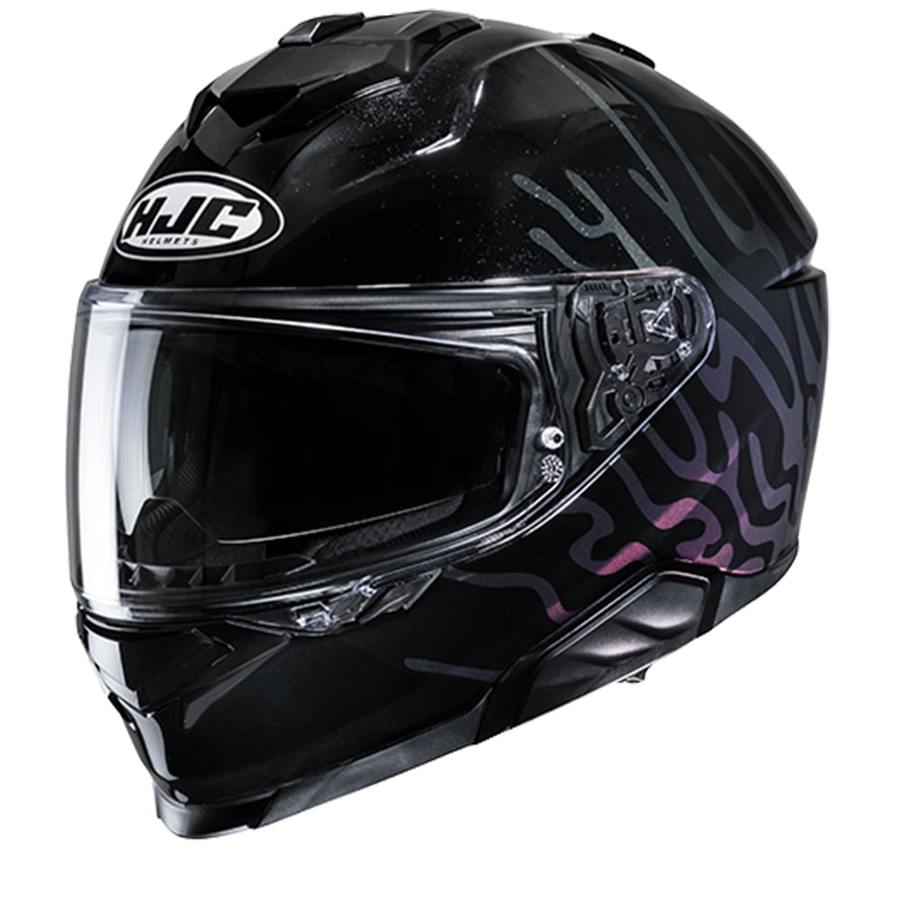 Image of EU HJC i71 Celos Black Grey Full Face Helmet Taille L