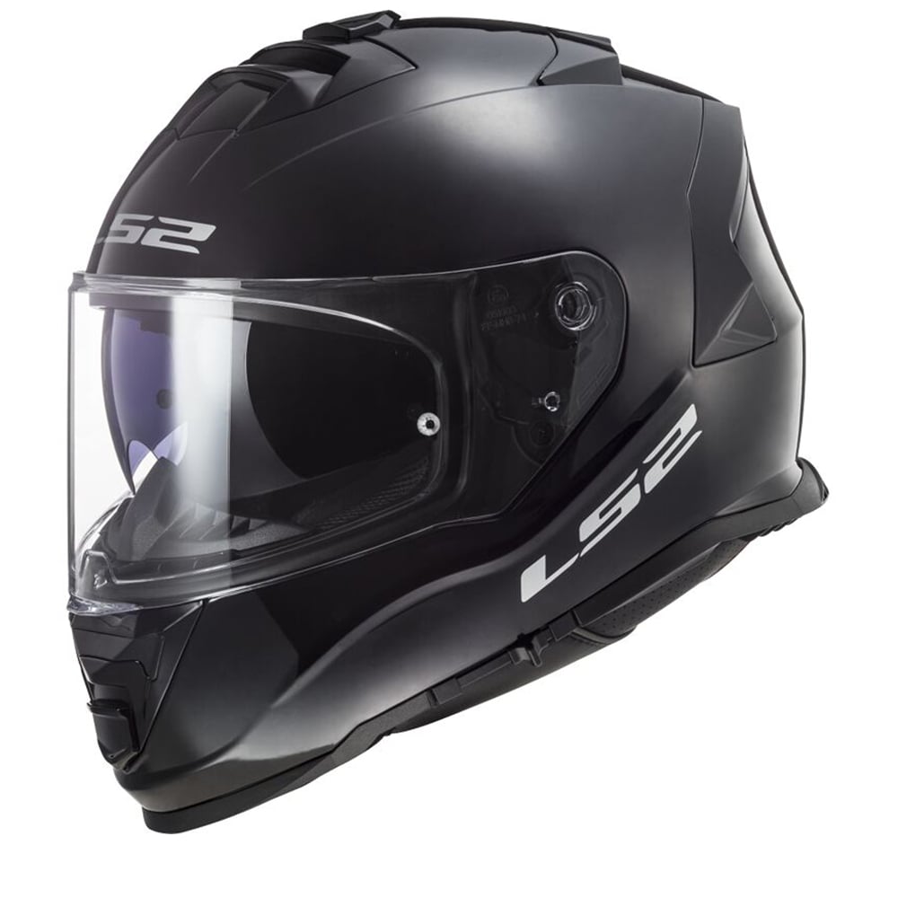 Image of EU LS2 FF800 Storm II Solid Gloss Black Full Face Helmet Taille 3XL