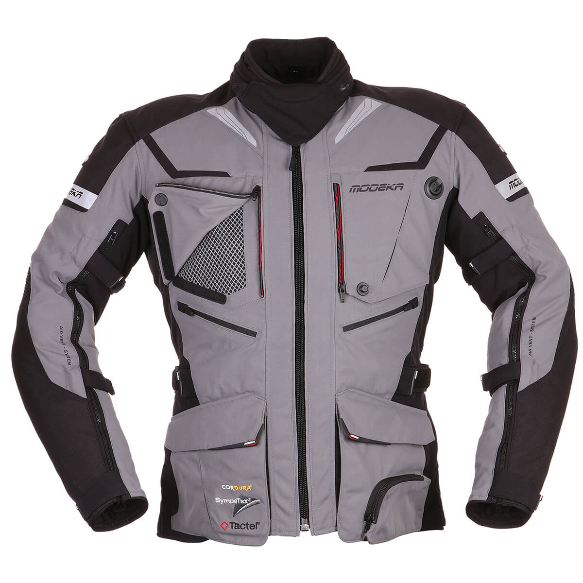 Image of EU Modeka Panamericana Gris Noir Blouson Taille 3XL