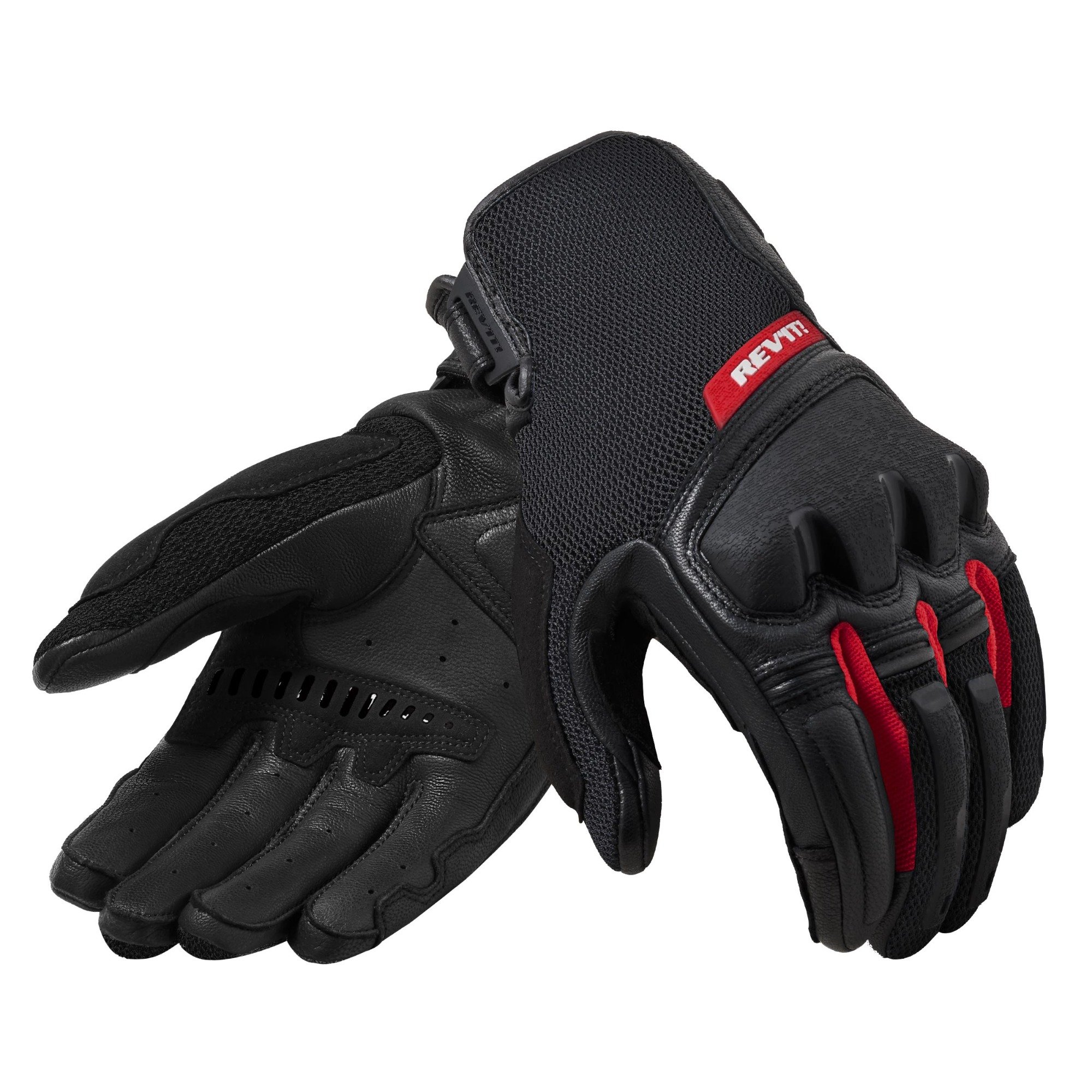 Image of EU REV'IT! Duty Noir Rouge Gants Taille L