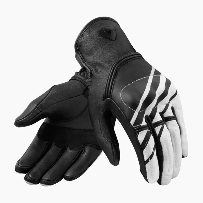 Image of EU REV'IT! Rougehill Noir Blanc Gants Taille L