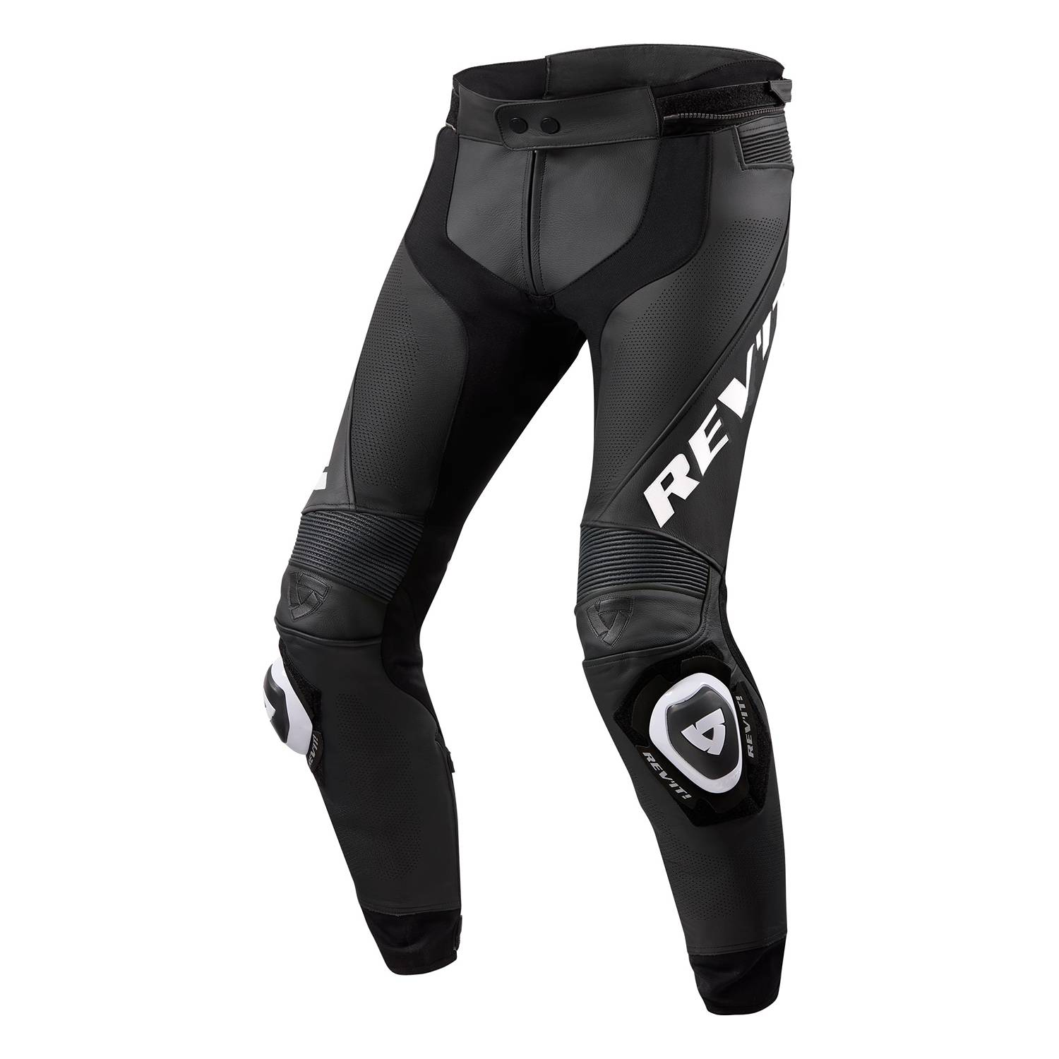 Image of EU REV'IT! Trousers Apex Black White Standard Taille 58