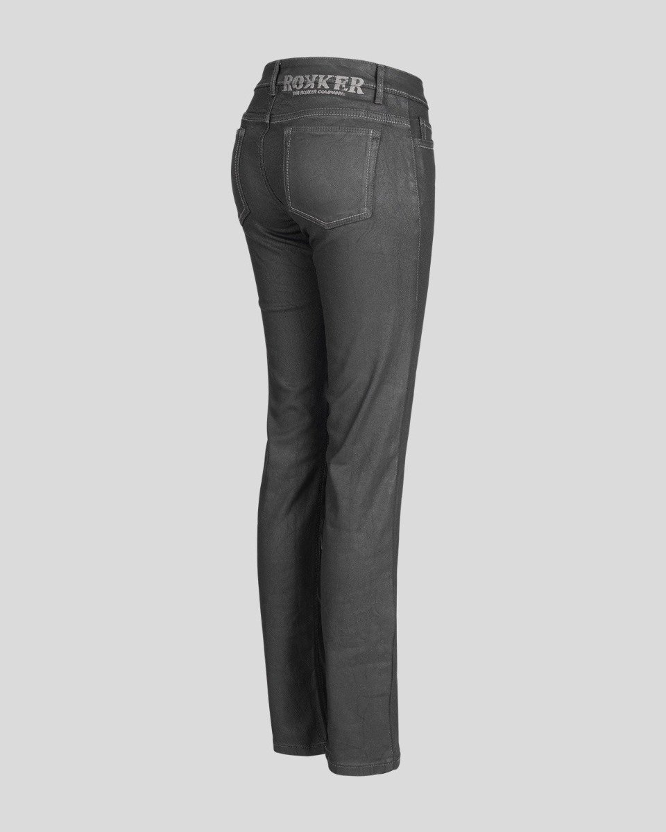 Image of EU ROKKER Rokkertech Mid Straight Lady Noir Pantalon Taille L30/W26