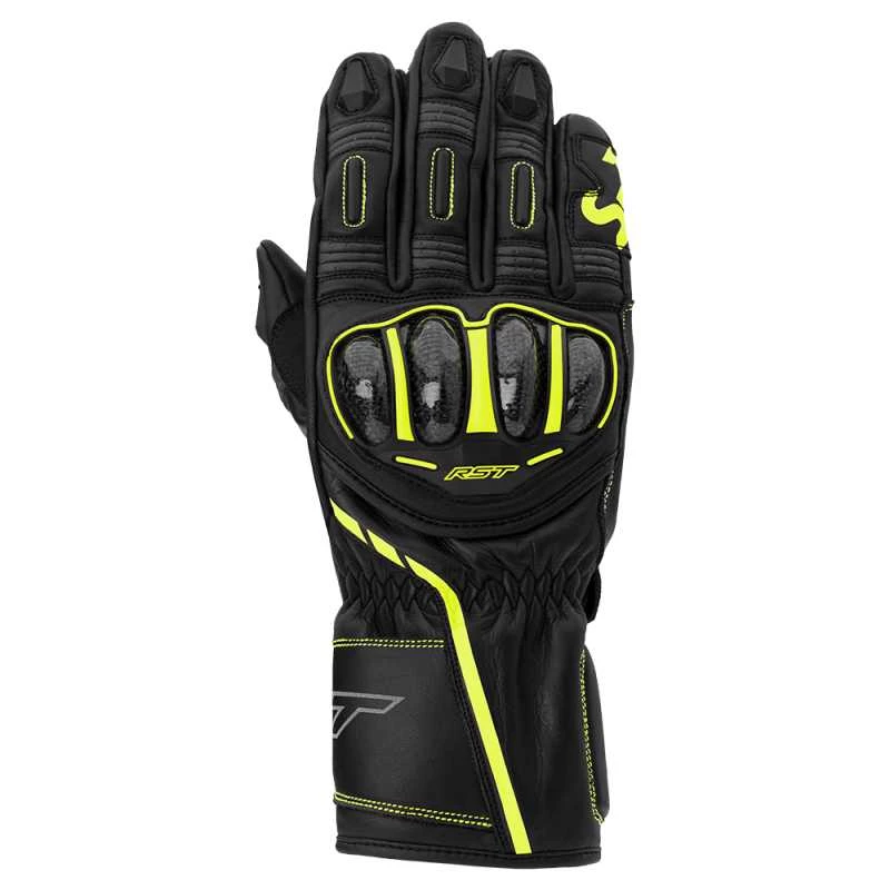 Image of EU RST S1 Ce Mens Glove Neon Jaune Gants Taille 11
