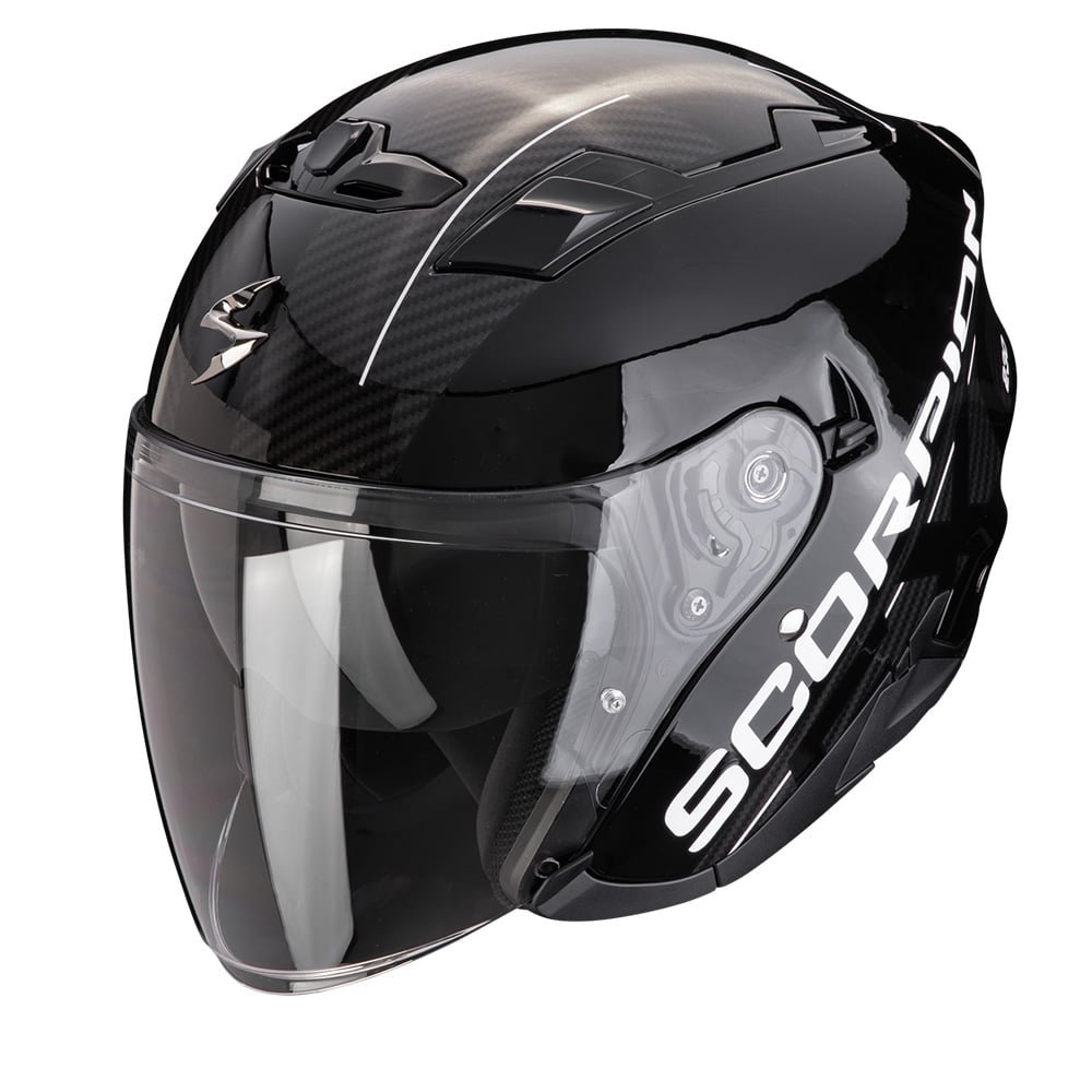Image of EU Scorpion EXO-230 QR Black Silver Jet Helmet Taille XL