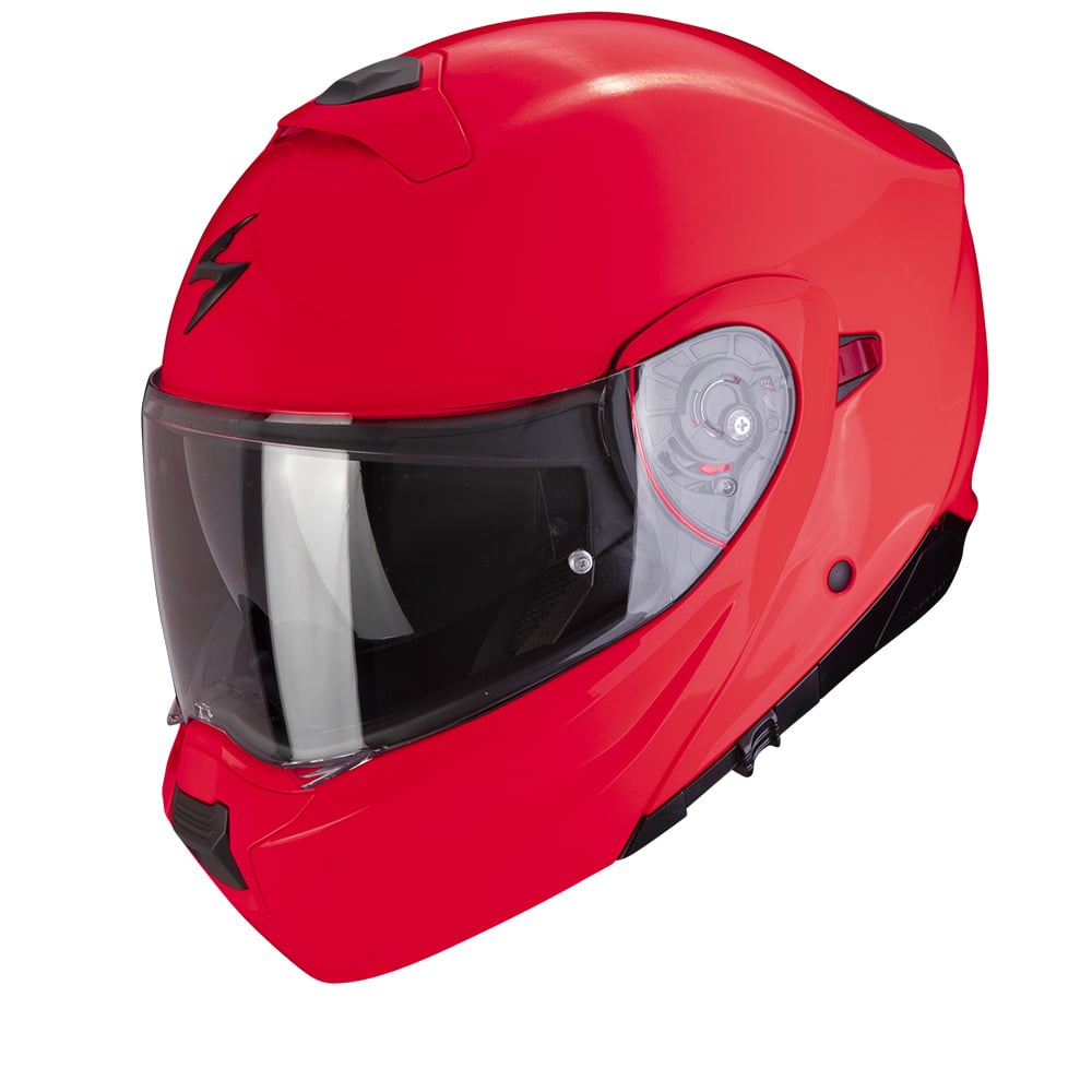 Image of EU Scorpion Exo-930 Evo Solid Rouge Fluo Casque Modulable Taille XL